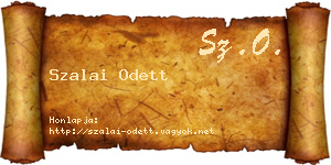 Szalai Odett névjegykártya